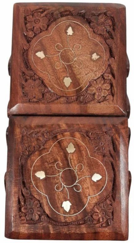 Stylish Sheesham Wood Jewellery Box