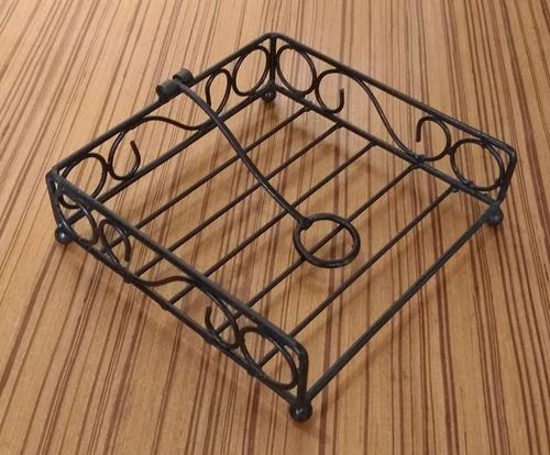 Wrought Iron Tissue Paper Holder