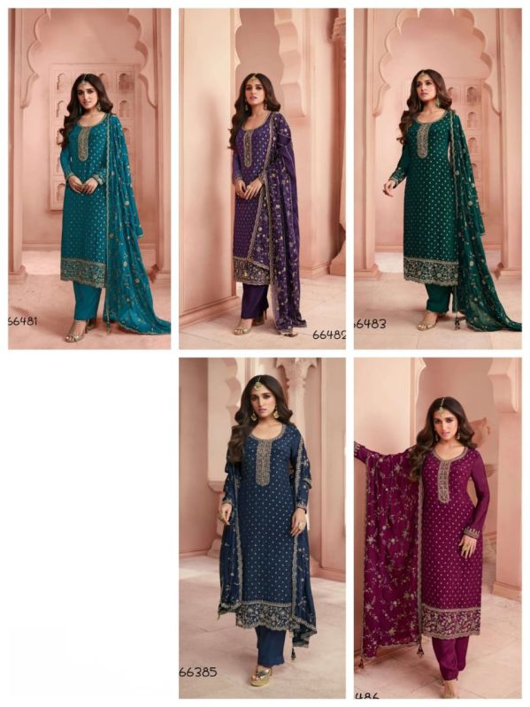 9star fashion-swarnaa semi stitched suit material