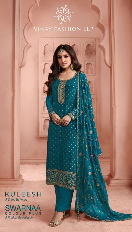 9star fashion-swarnaa semi stitched suit material