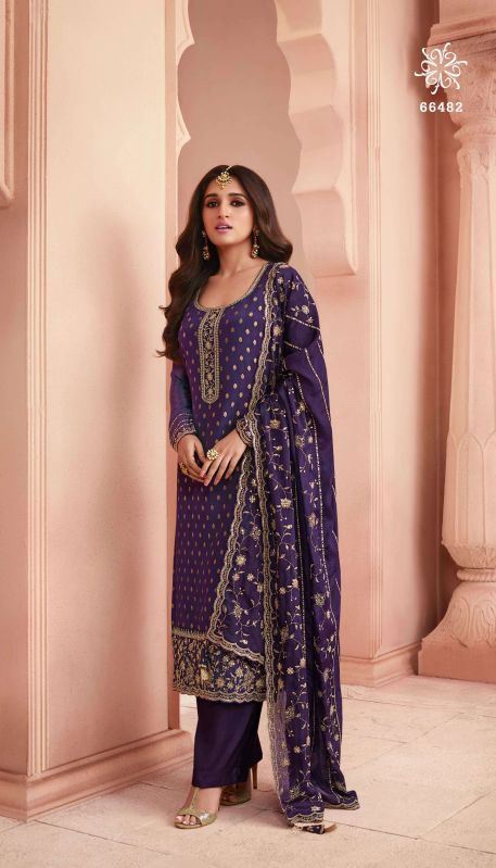 9star fashion-swarnaa semi stitched suit material