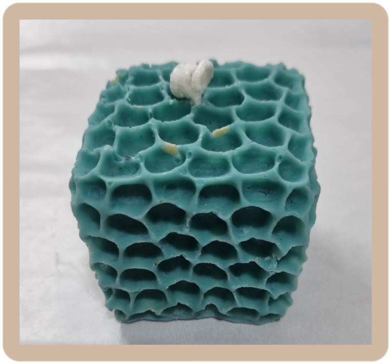 Soy Wax Multicolor Square Honeycomb Candle