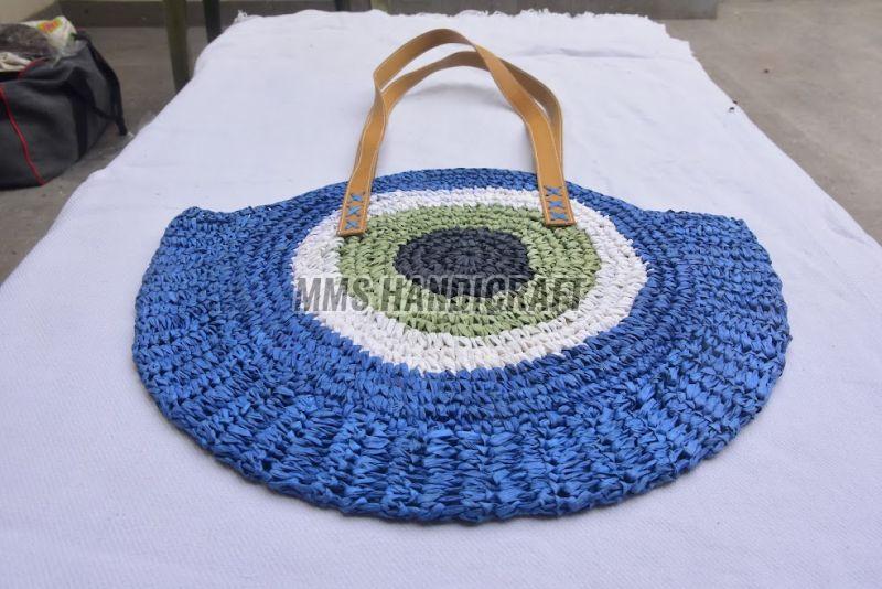 Handmade Crochet Evil Eye Bag