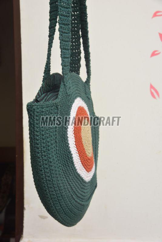 Handmade Crochet Evil Eye Bag