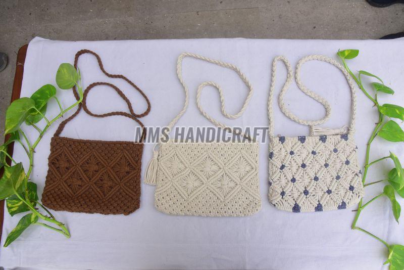 Bohemian Macrame Shopping Tote Bags