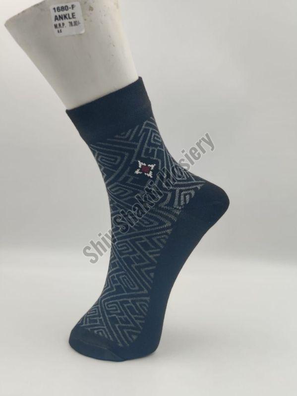 Mens Printed Midcalf Cotton Socks