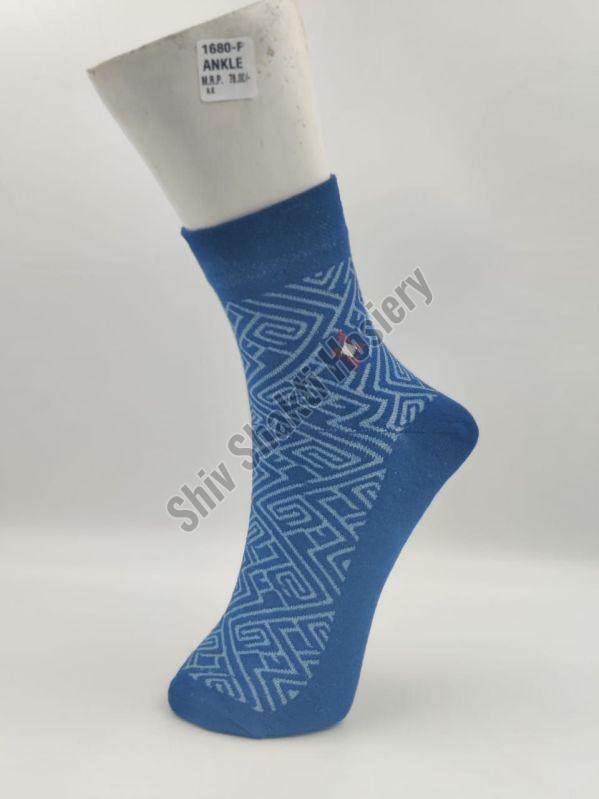 Mens Printed Midcalf Cotton Socks