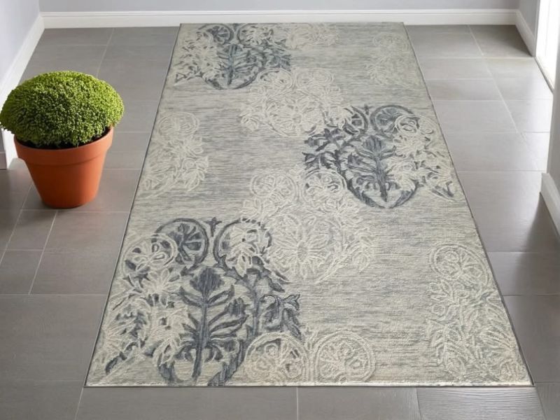 Abstract Hand Tufted Area Rug