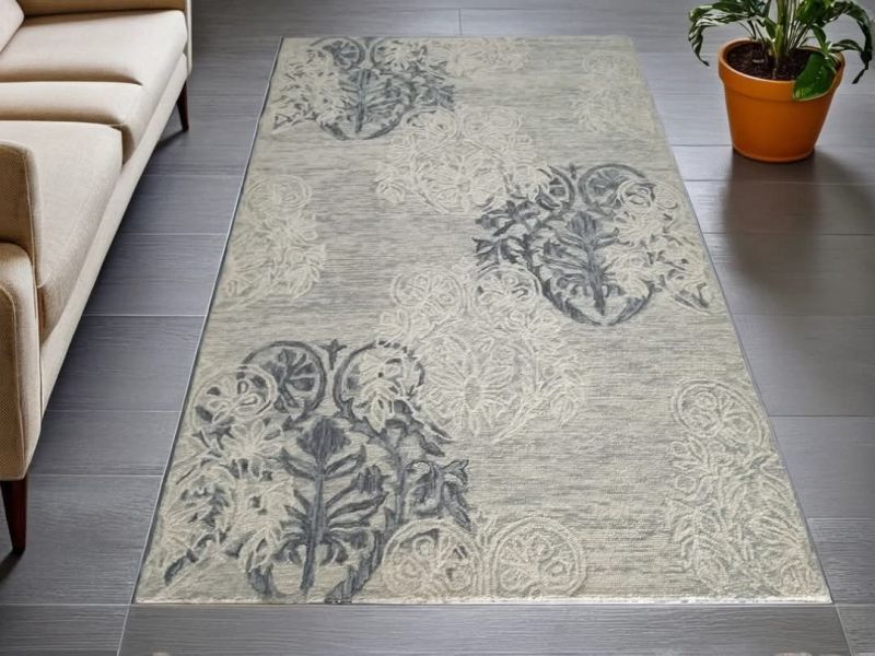 Abstract Hand Tufted Area Rug