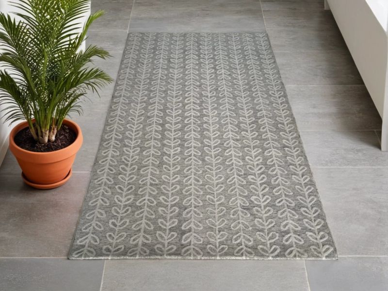 Stripe Hand Tufted Area Rug