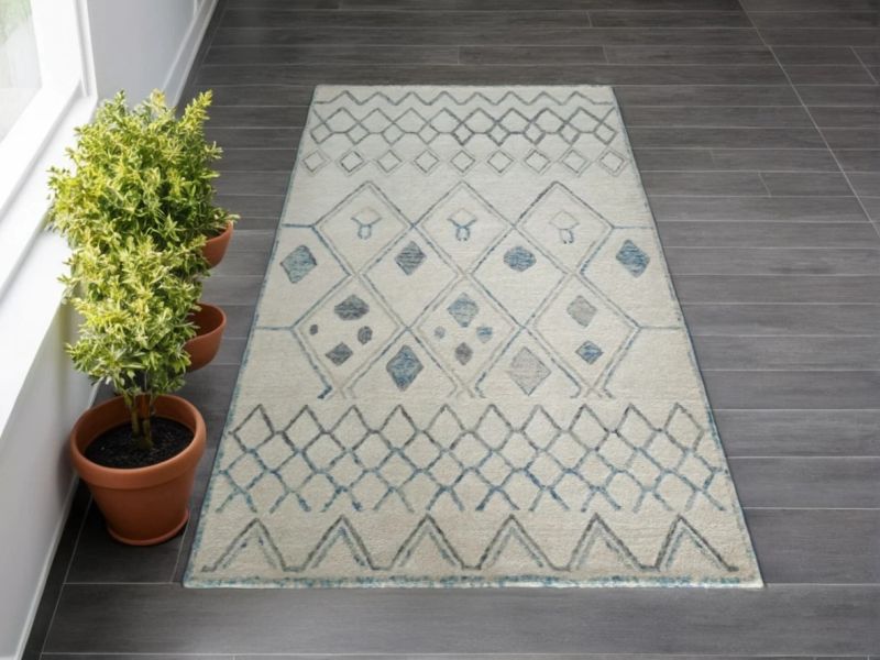 Antique Hand Tufted Area Rug