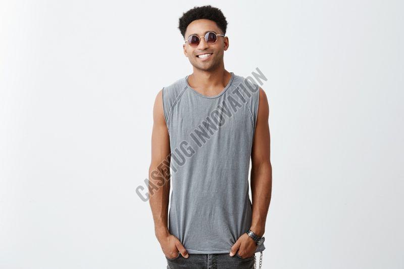 Mens Plain Sleeveless T Shirt