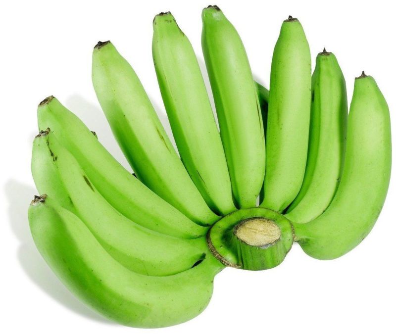 raw green banana