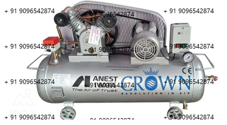 Manual 50Hz Cast Iron ANEST IWATA MAKE 3HP AIR COMPRESSOR