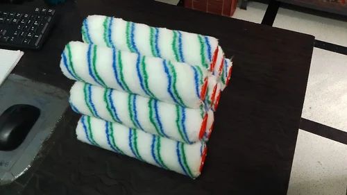 Blue Green Stripe Line Paint Roller