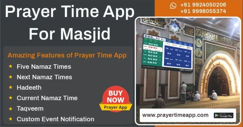 Prayer Time App Masjid Clock