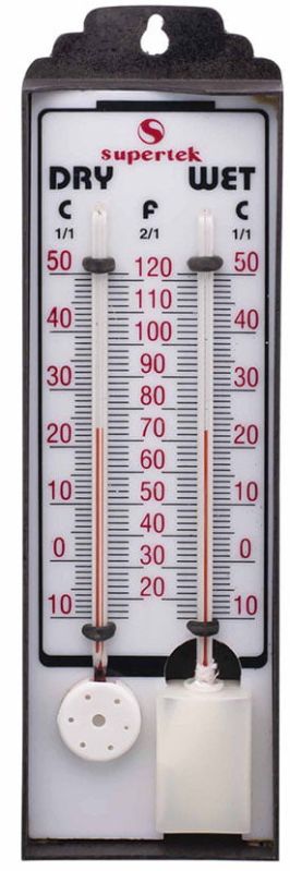 Hygrometer (wet and Dry)