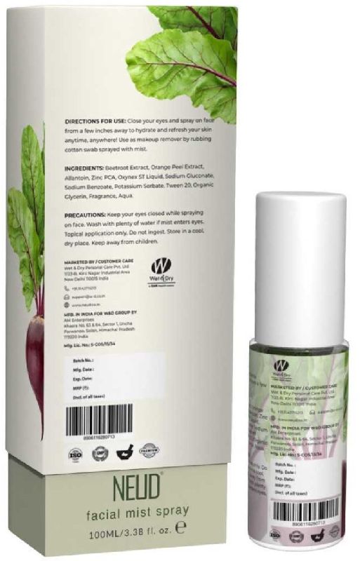 NEUD Beet Root Facial Mist Spray