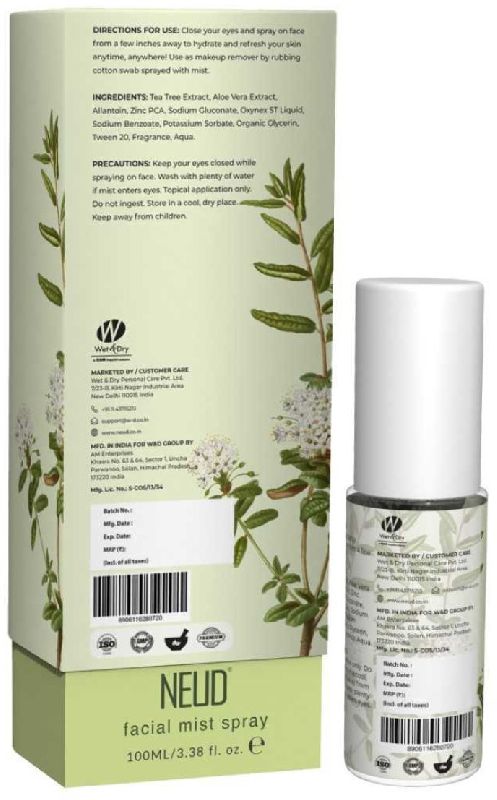 NEUD Tea Tree Facial Mist Spray