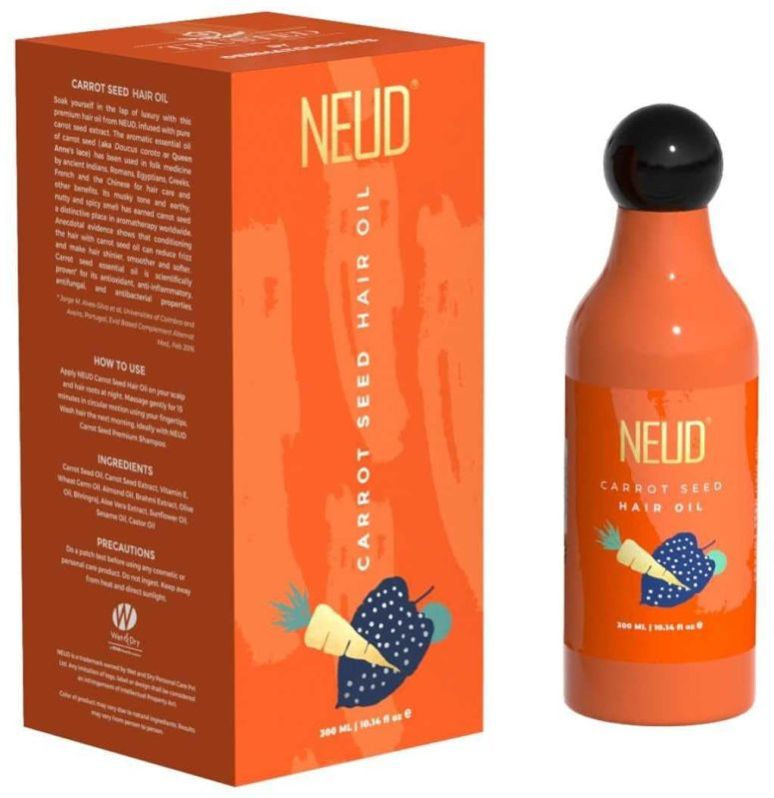 Neud Carrot Seed Hair Oil