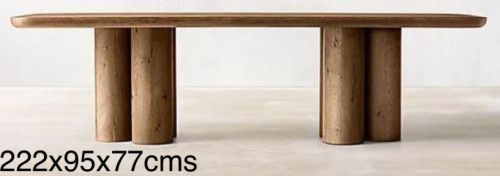 222x95x77 Cms Wooden Table