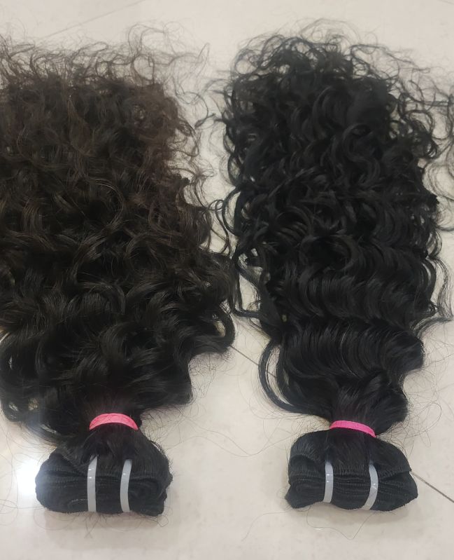 Curly Raw Virgin Indian Human Hair -available In All Sizes