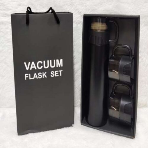 Vacuum Bottle With 2 Cup Set