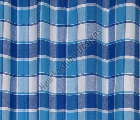 Check Cotton Curtain