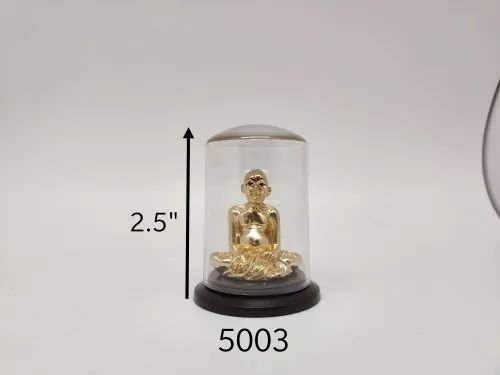 Gold Plated Gajanan Maharaj Idol