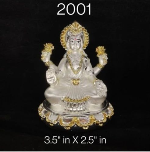 Silver Plated Laxmi Statue