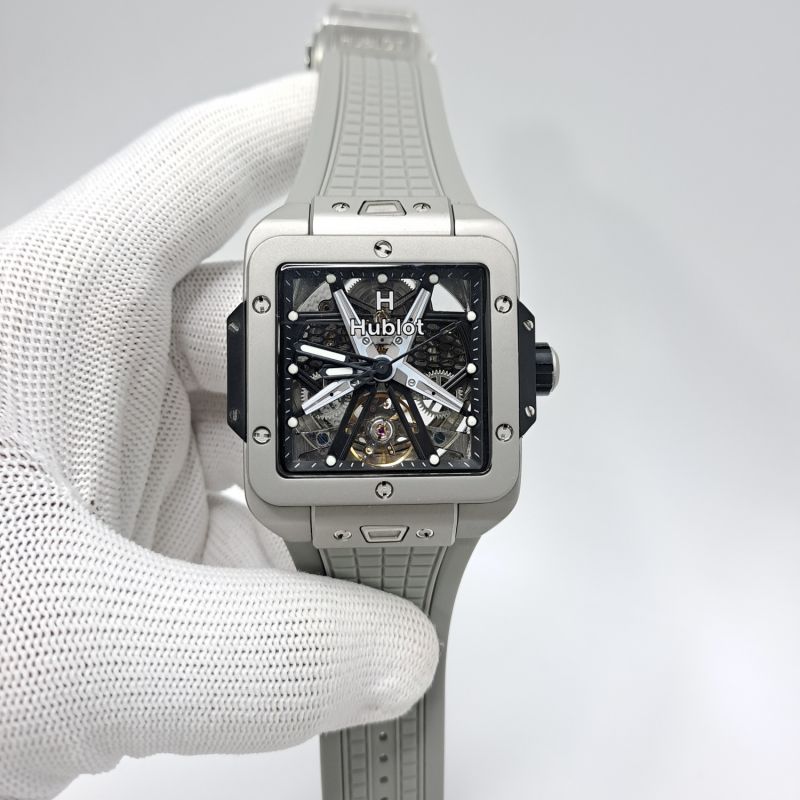 Hublot Square Bang Unico King Tourbillon Full Grey Edition Swiss Automatic Watch