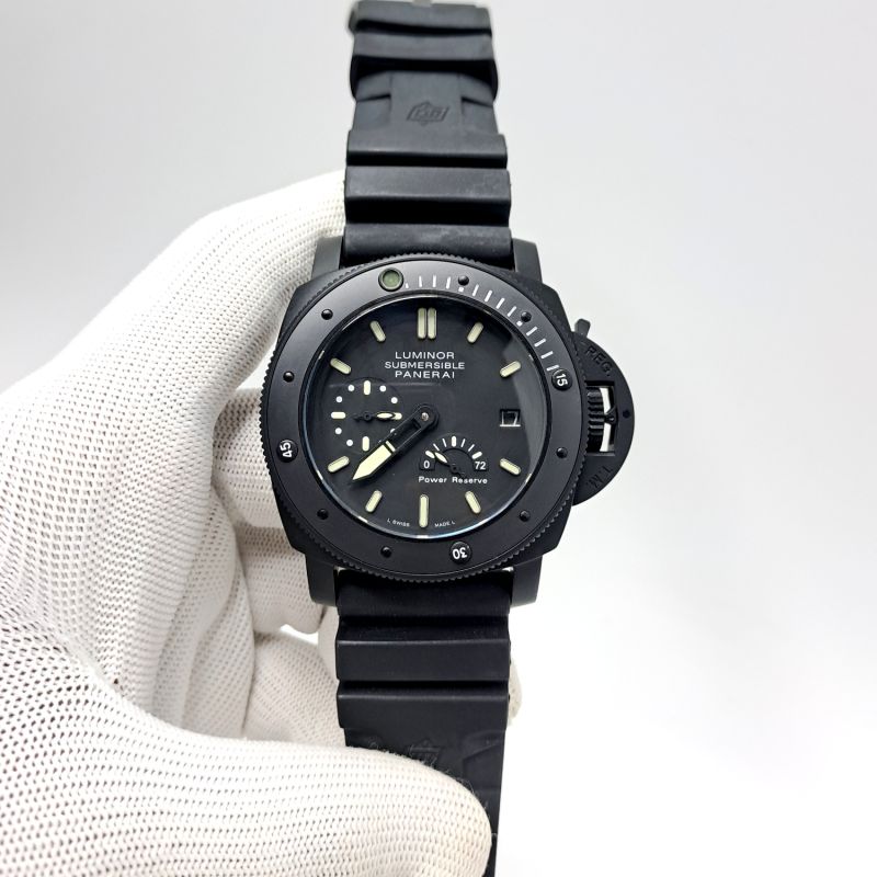 Luminor Panerai Submersible Power Reserve Full Black Swiss Automatic Watch