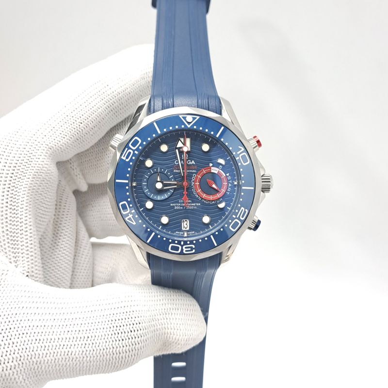 Omega Seamaster Planet Ocean 600M Full Blue Dial Swiss Watch