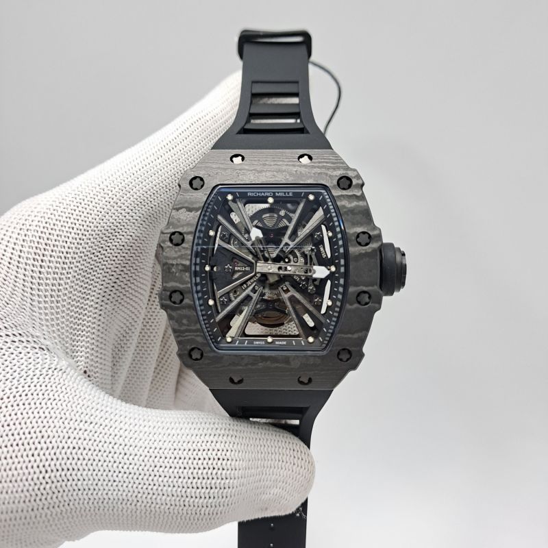 Richard Mille Tourbillon Full Black Swiss Automatic Watch