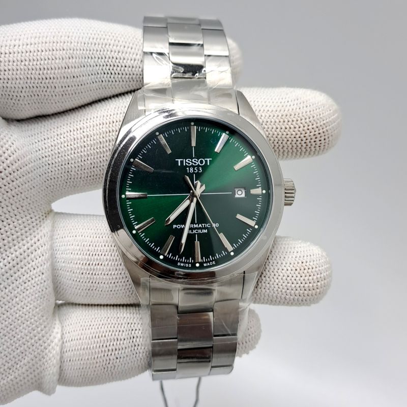 Tissot Gentleman Powermatic 80 Steel Green Dial Swiss Automatic Watch