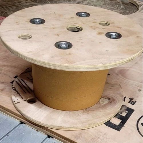 4 Ton Plywood Cable Drum, Color : Brown 625*80*275 Mm