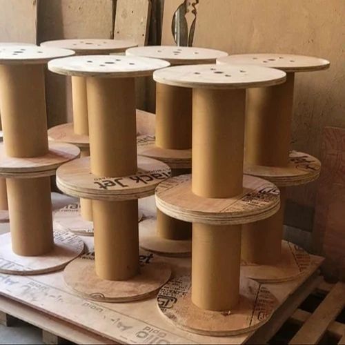 Brown Plywood Cable Drum 550*75*225 Mm