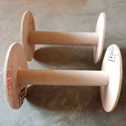 Polished Industrial Plywood Bobbin Reel, Color : Brown Standard