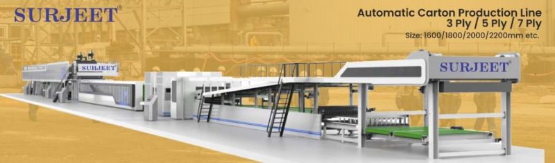 5PLY Automatic Corrugation Production Line Machine