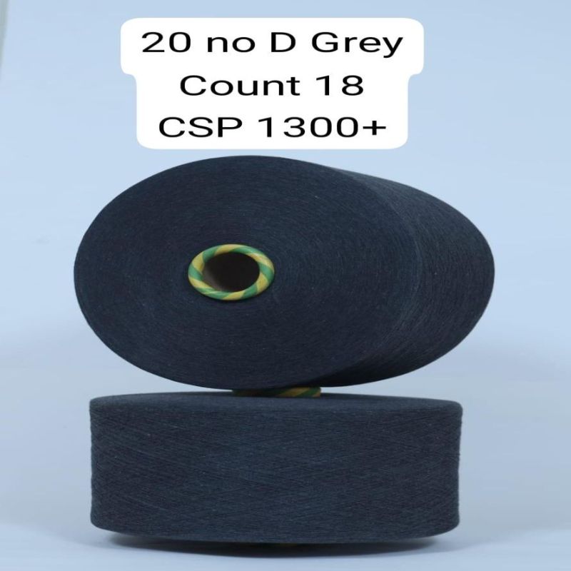 Count 20 Grey Cotton Yarn