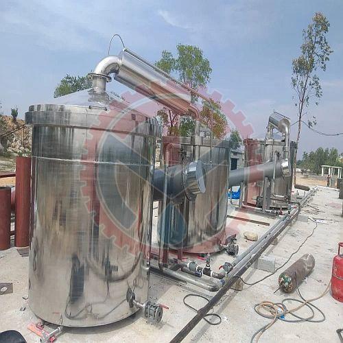 Nagarmotha roots Husk Distillation Plant