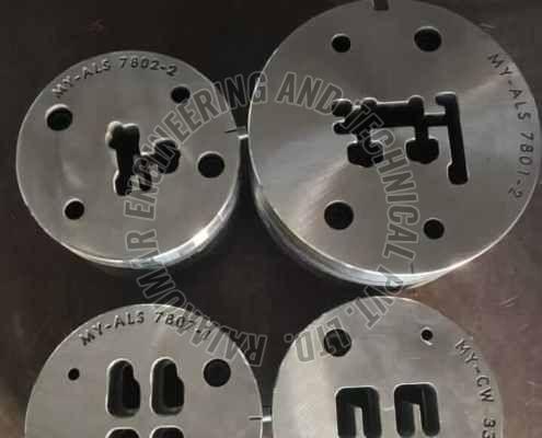 Smooth Finish Aluminium Extrusion Round Die, Color : Silver