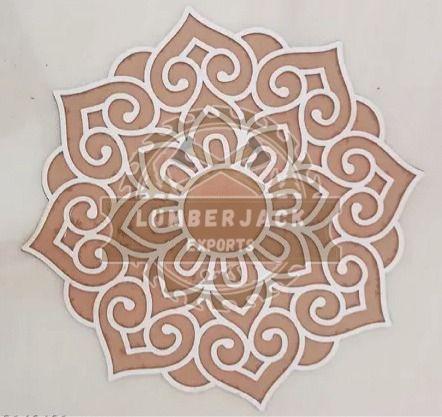 Decorative MDF Mandala Swirl Petal Wall Panel