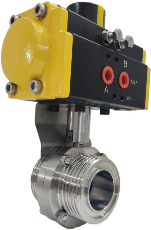 Single Piece Pneumatic Ball Valve