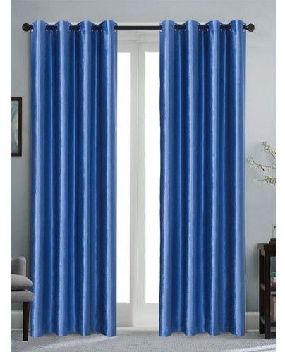 Solid Polyester Window Curtains Standard Modern
