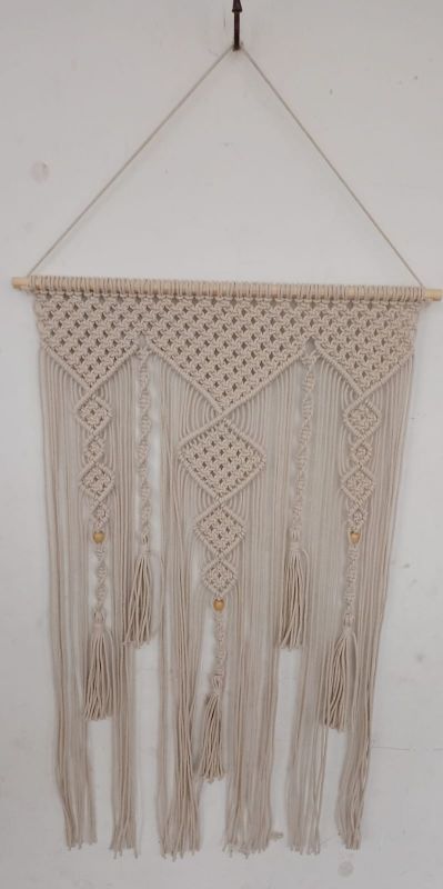 Creamy Large Macrame Wall Hanging