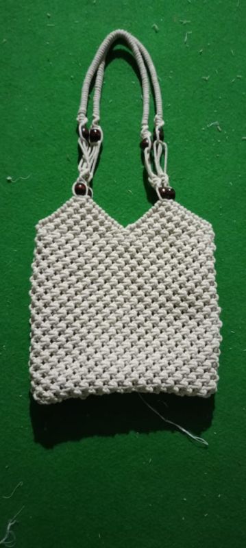 Mesh Cotton Handmade Macrame Shoulder Bag