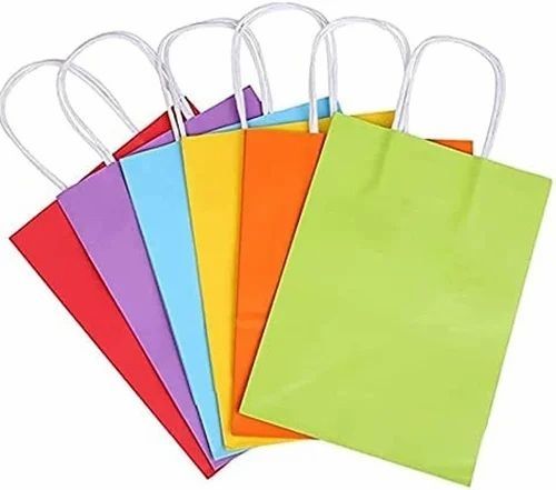 Small Plain Colored Paper Bag