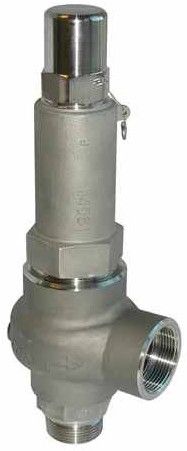 Stainless Steel 304L Pressure Relief Valve, Color : Silver