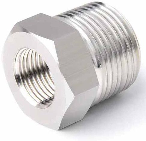 Stainless Steel 316L Forged Bushing, Color : Silver for Pipe Fittings